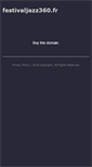 Mobile Screenshot of festivaljazz360.fr